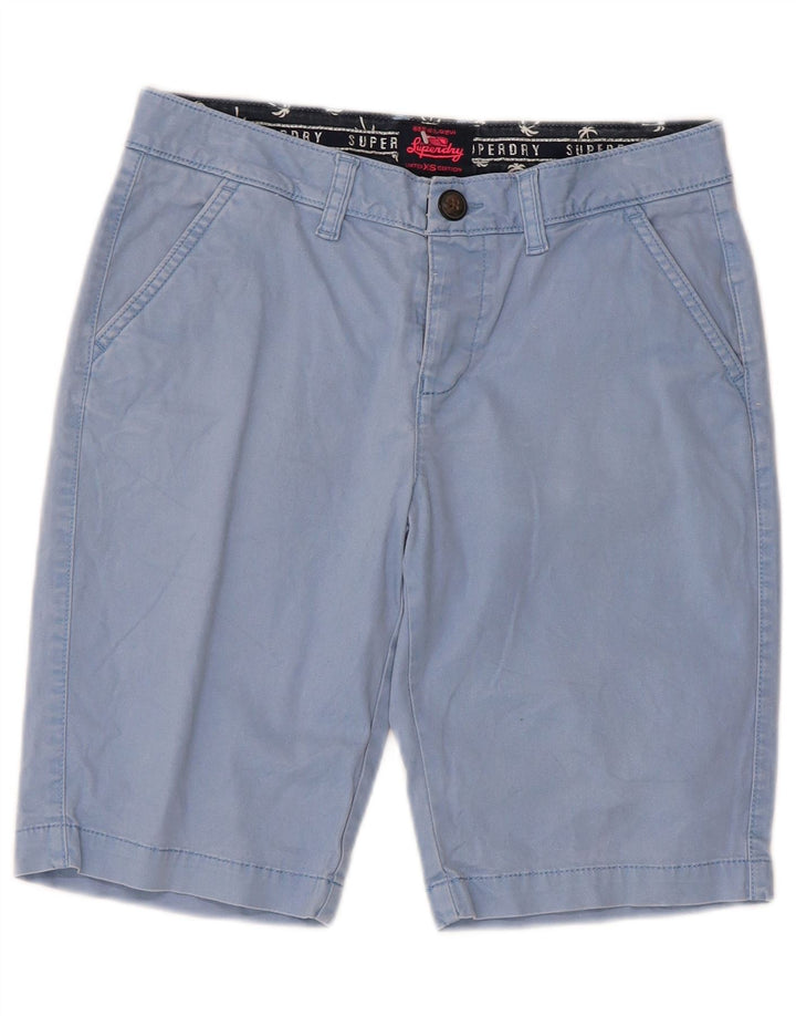 Shorts Chino Masculino Superdry XS W30 Azul Algodão