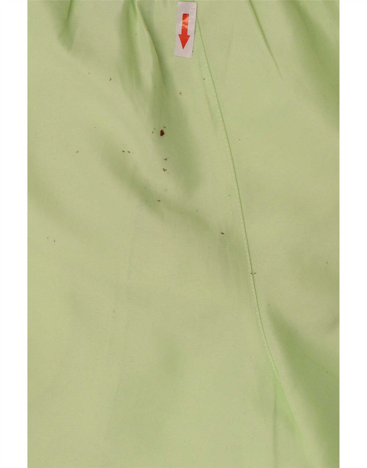 Shorts esportivos masculinos Nike pequenos esportes verdes de poliéster