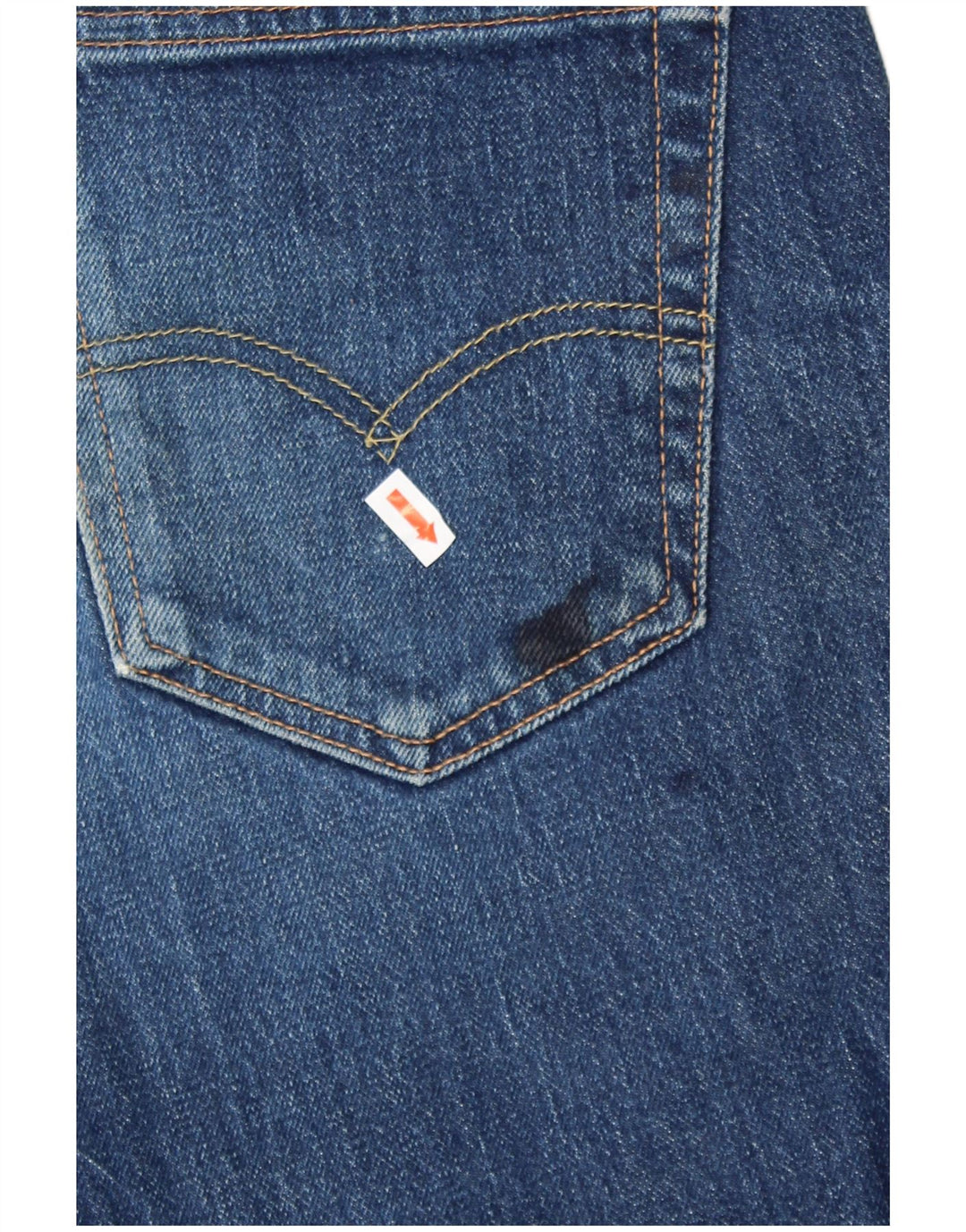 LEVI'S Masculino 514 Straight Jeans W31 L32 Azul Algodão
