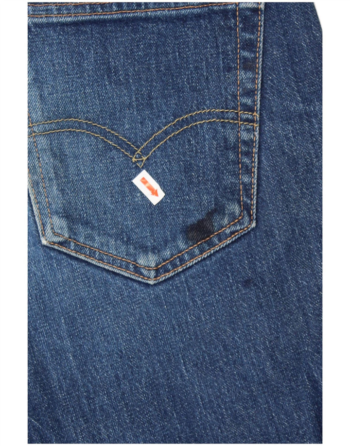 LEVI'S Masculino 514 Straight Jeans W31 L32 Azul Algodão