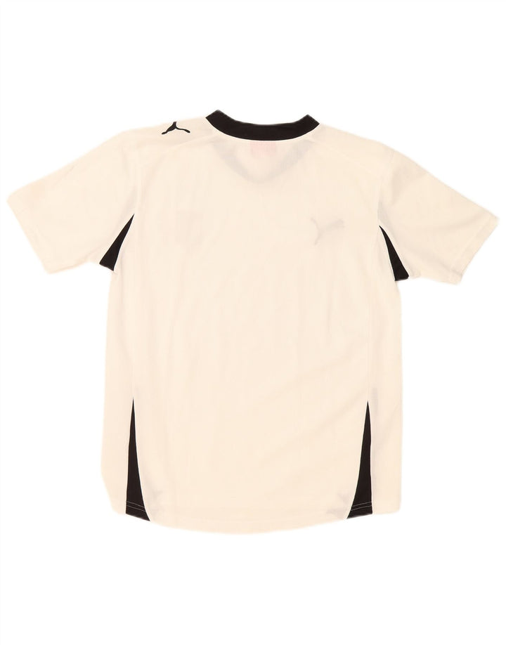Camiseta Puma Menino 13-14 Anos Branco Colorblock