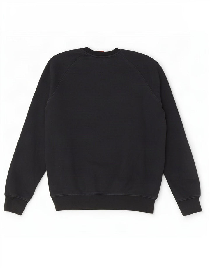 Hugo Boss moletom masculino jumper grande algodão azul marinho