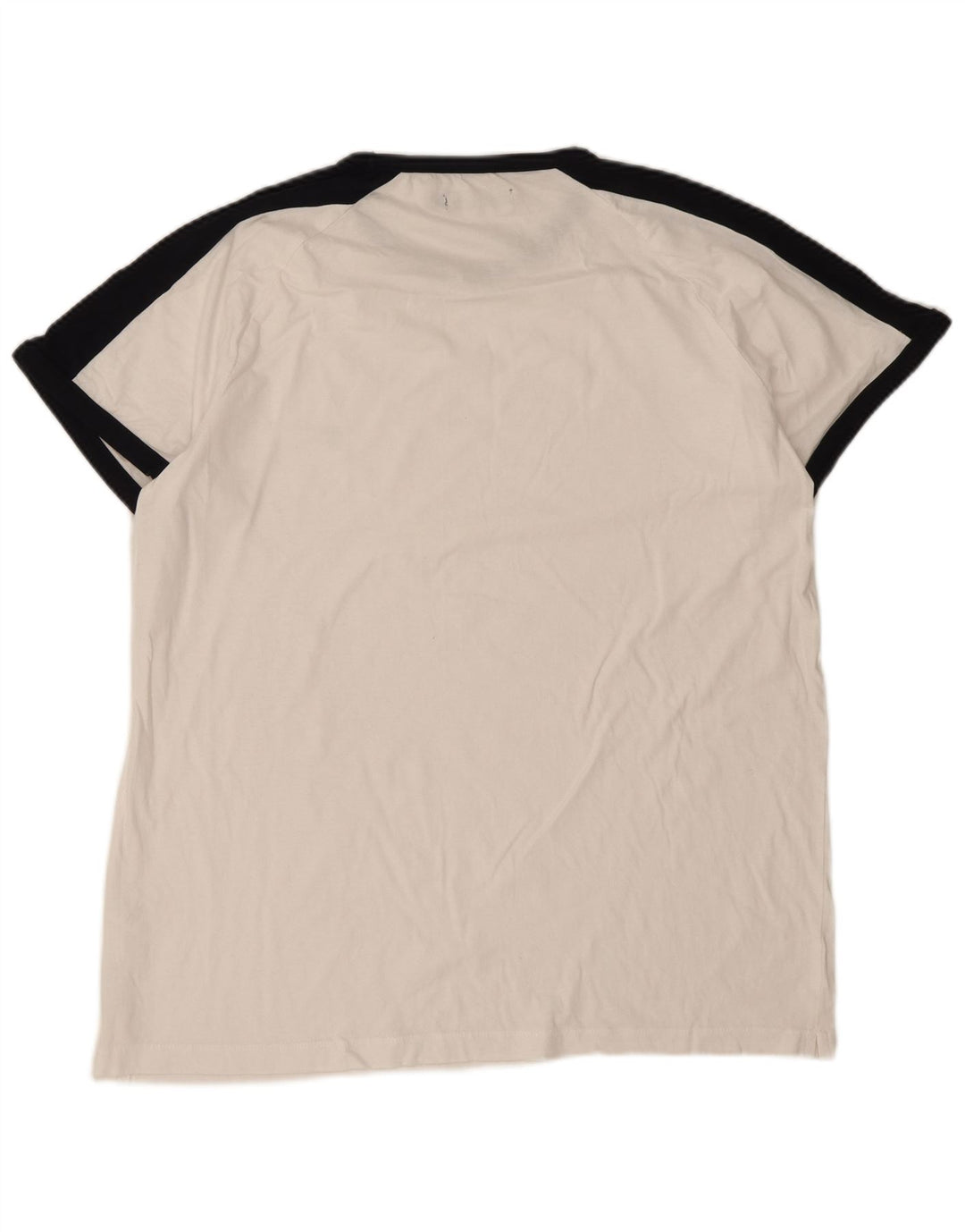 Camiseta masculina French Connection Top 2XL algodão colorblock branco