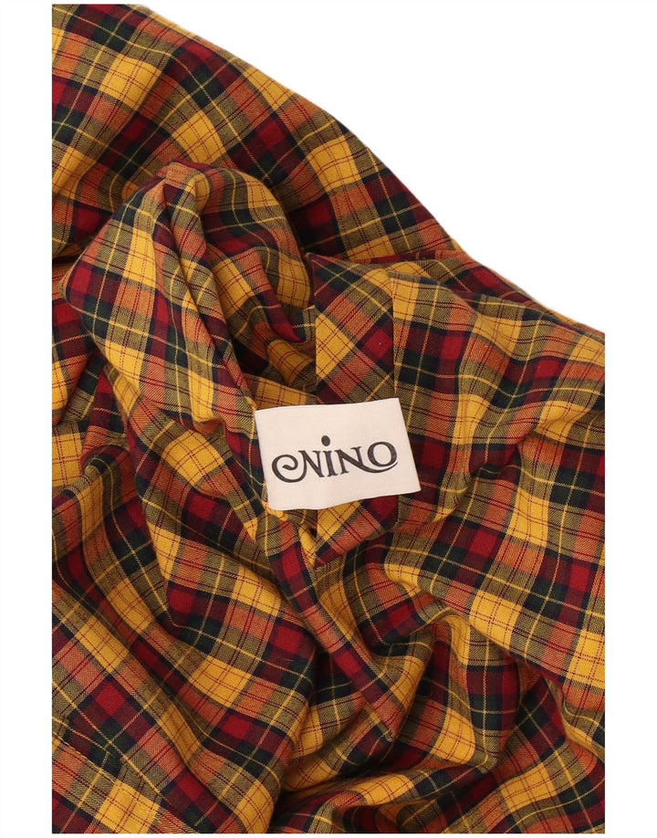 Sobretudo reversível feminino NINO IT 46 grande poliéster amarelo