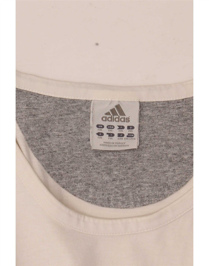 Adidas Mens Colete Top 2XL Branco