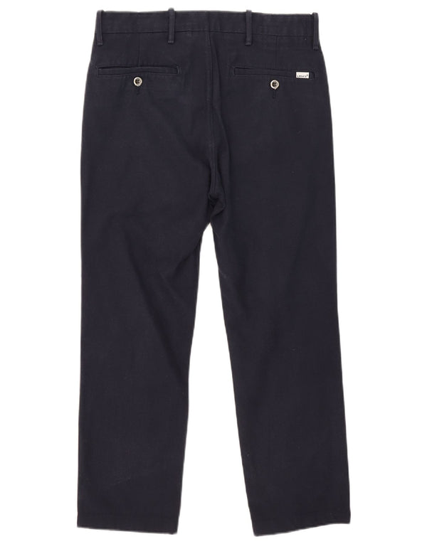 Calça jeans reta masculina Levi's W30 L25 algodão azul marinho