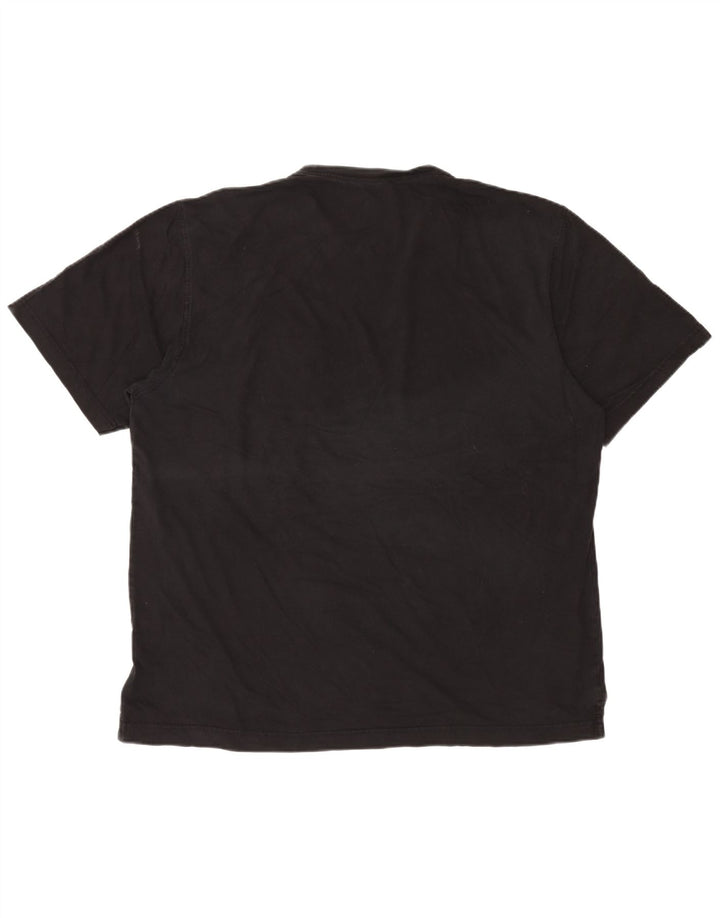 Camiseta masculina Izod Top XL algodão preto