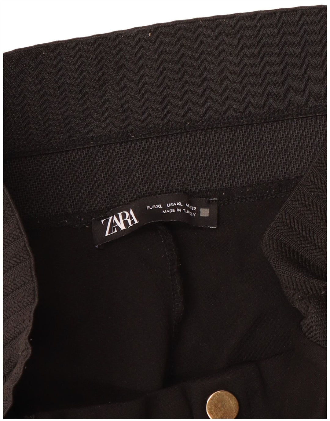 Zara Calça Capri Feminina Slim XL W36 L24 Preta