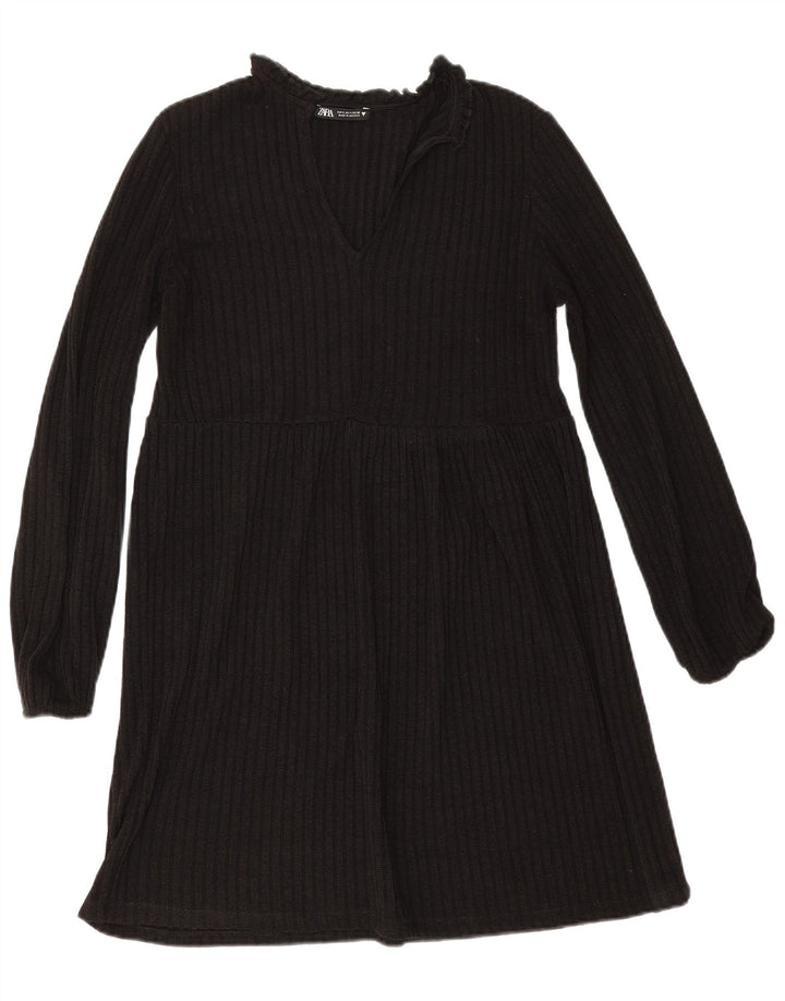 Vestido Jumper Feminino Zara Reino Unido 10 Pequeno Preto