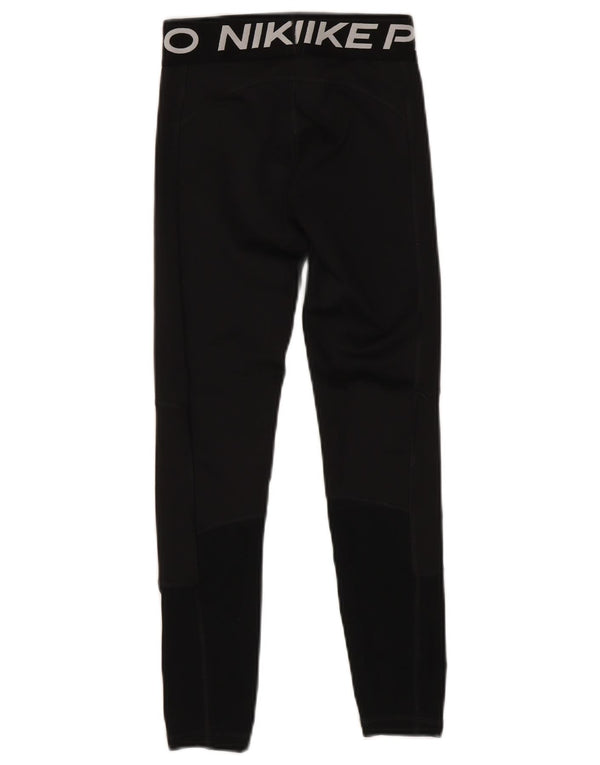 Leggings NIKE para meninas Dri Fit Graphic 10-11 anos médio preto poliéster