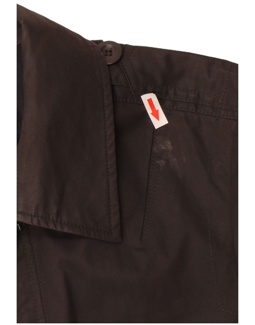 Sobretudo masculino REISS UK 36 pequeno algodão preto