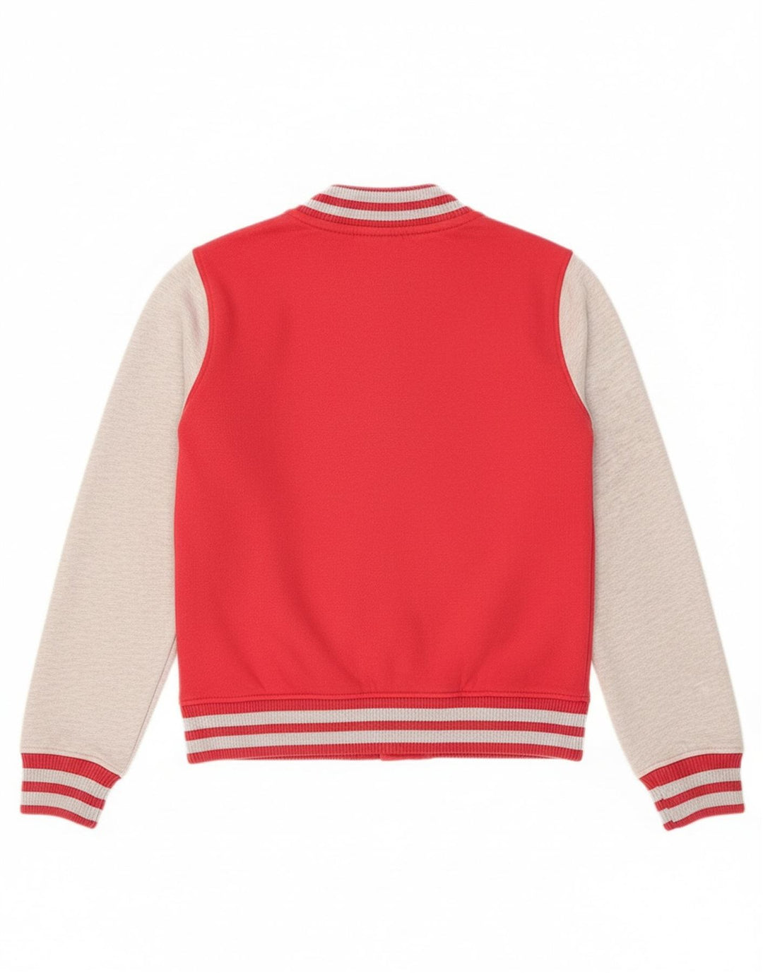 Superdry Womens Varsity Jacket UK 10 pequeno algodão colorblock vermelho