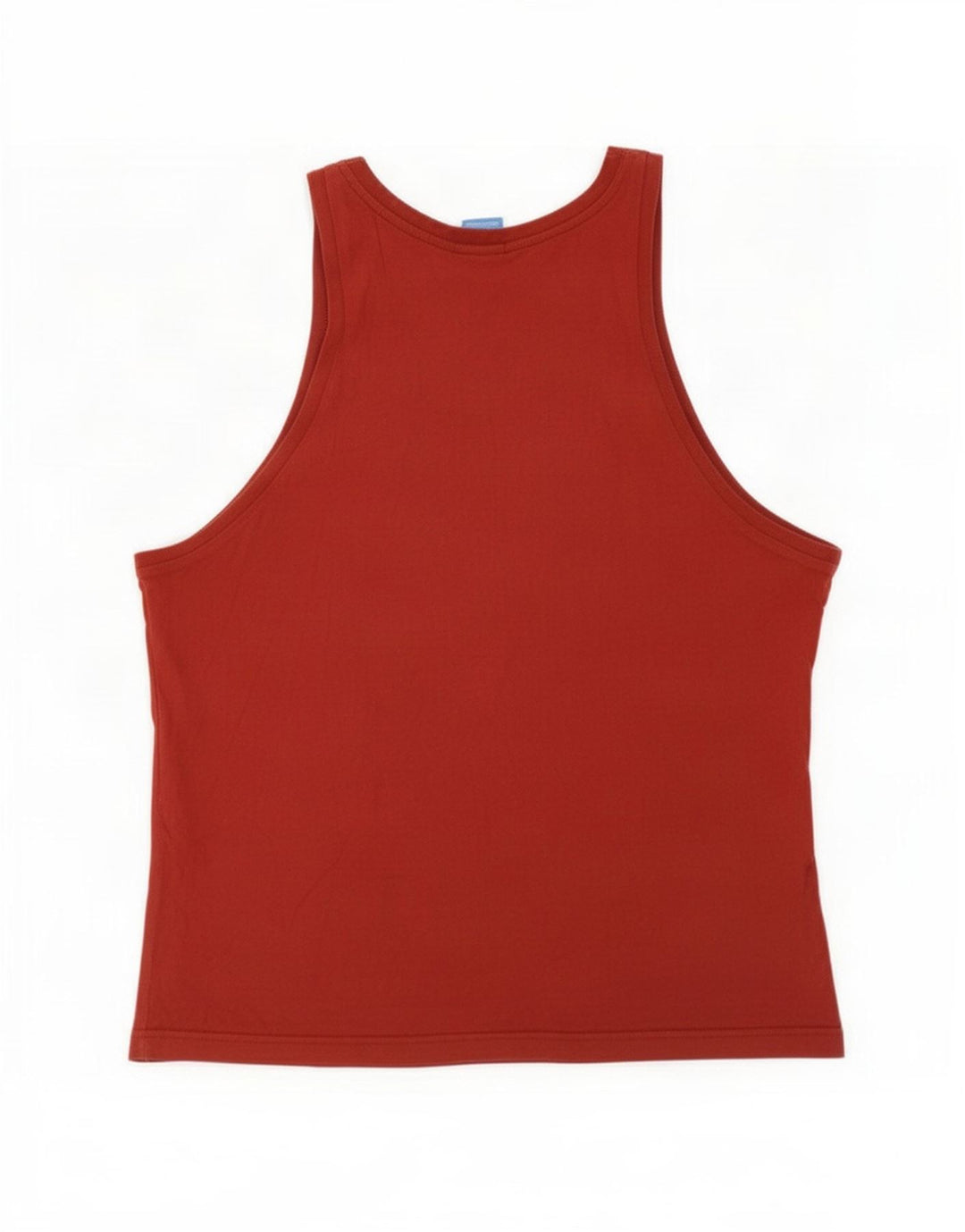 Adidas Mens Graphic Vest Top Grande Algodão Marrom