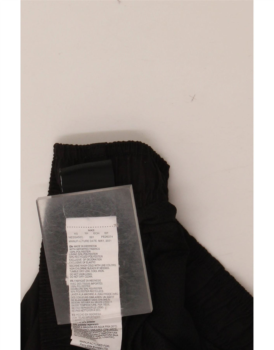 Shorts esportivos femininos NIKE UK 4 XS preto poliéster