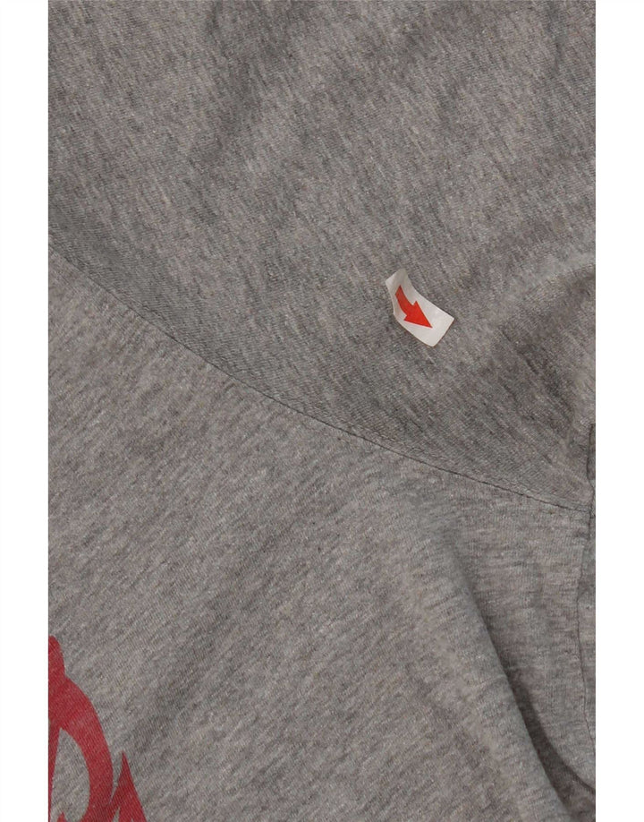 Camiseta gráfica masculina Dickies Top grande de algodão cinza