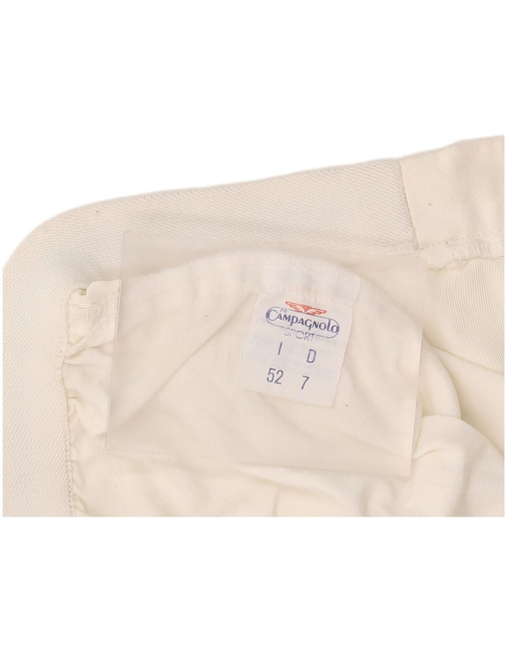 Shorts Chino Masculino CAMPAGNOLO IT 52 XL W36 Poliéster Branco