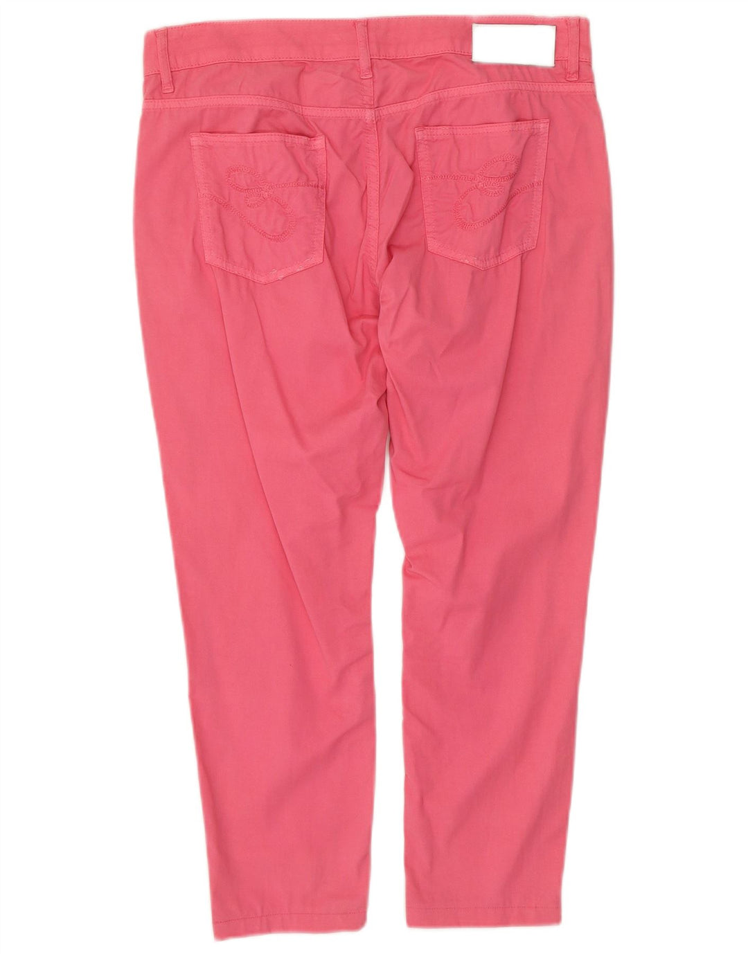 ESCADA Calça Feminina Slim Cropped EU 38 Médio W34 L24 Algodão Rosa