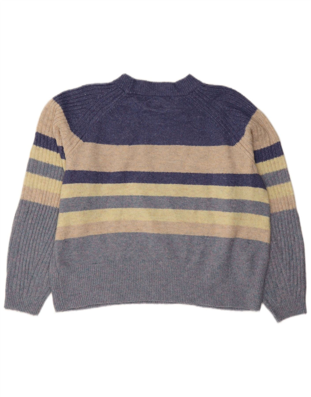 Suéter feminino Marks & Spencer com gola redonda Reino Unido 14 médio multicolorido