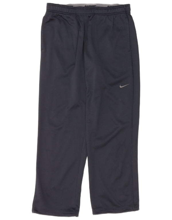 Nike Mens Therma-Fit Tracksuit Trousers Large  Navy Blue Polyester