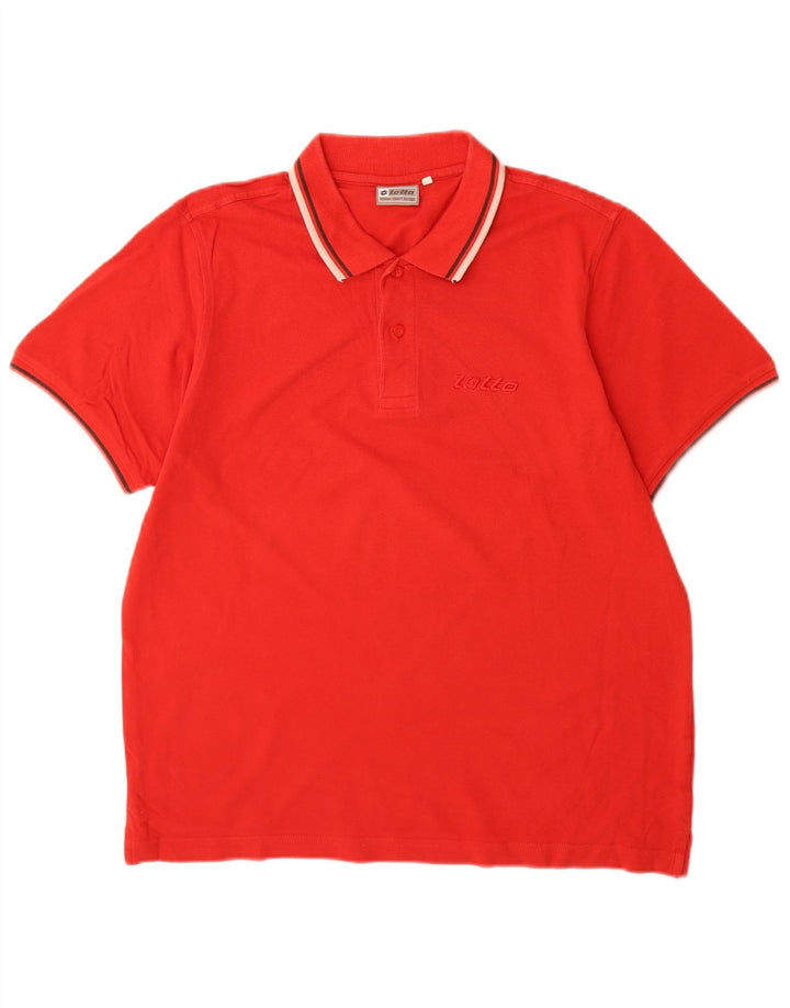 Camisa polo masculina Lotto vermelha média