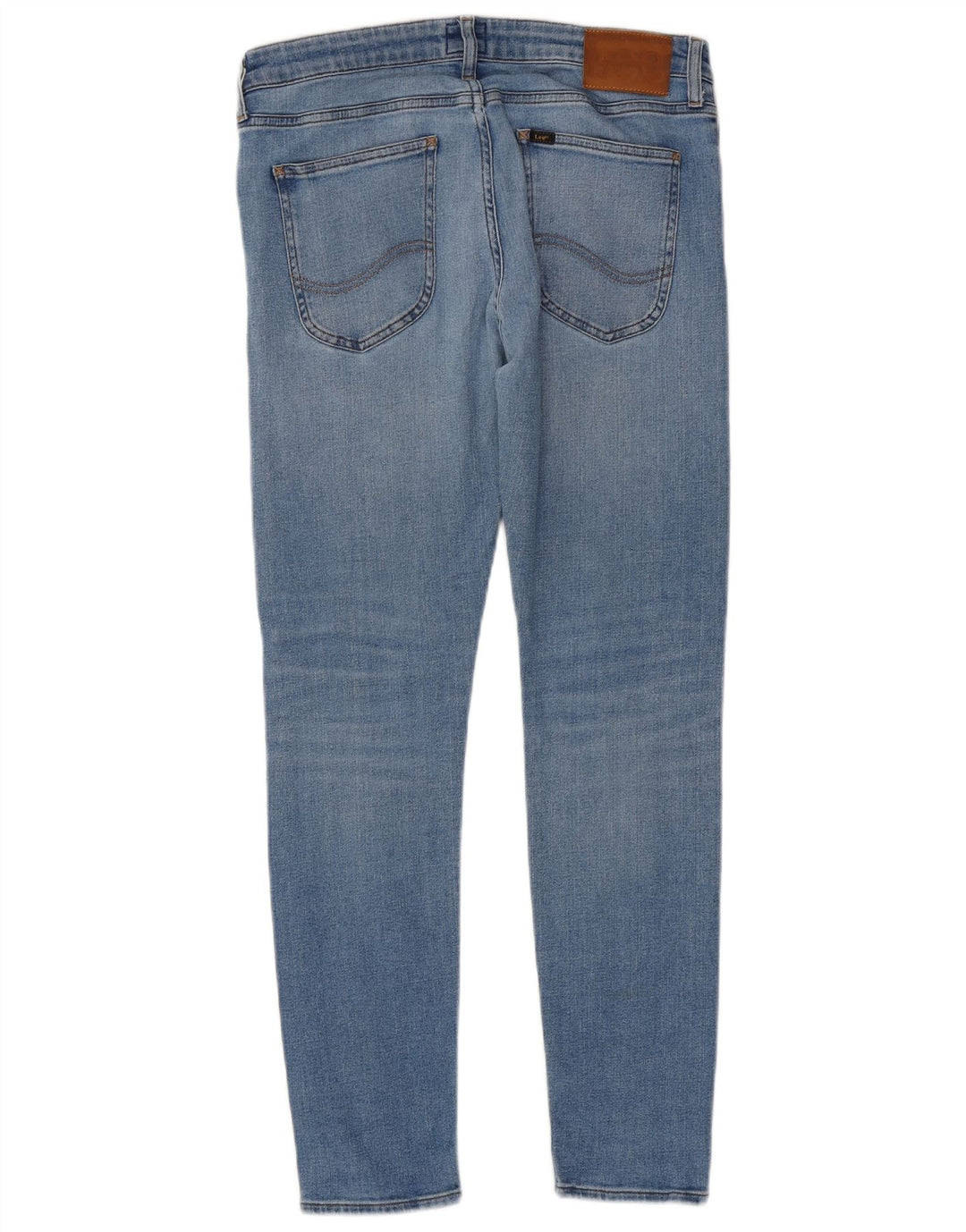 Lee Womens Malone Skinny Jeans W32 L30 Azul Algodão