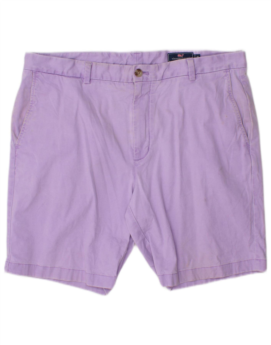 VINEYARD VINES Mens Chino Shorts W38 XL Algodão Roxo