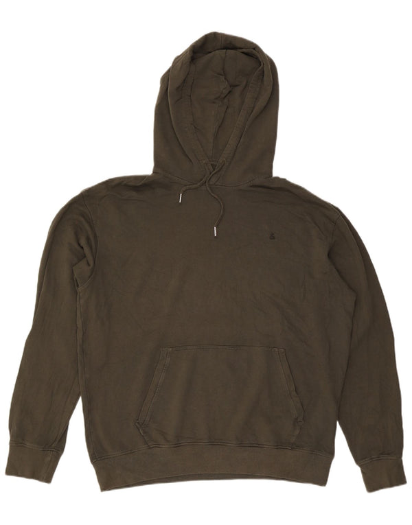 Jack & Jones moletom com capuz masculino XL algodão cáqui