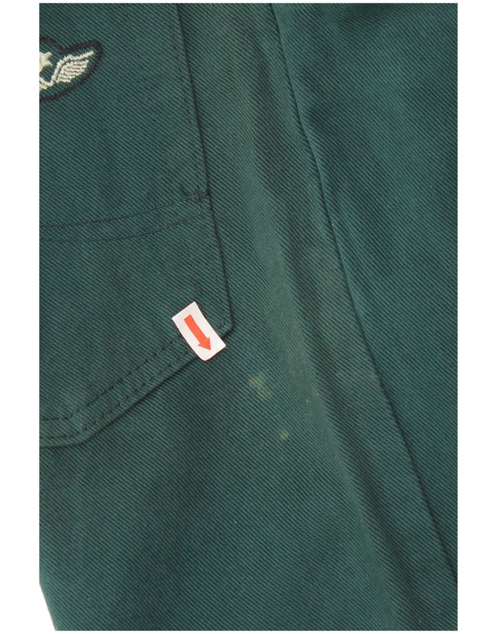 Jeans vintage feminino cintura alta IT 44 médio W28 L31 verde