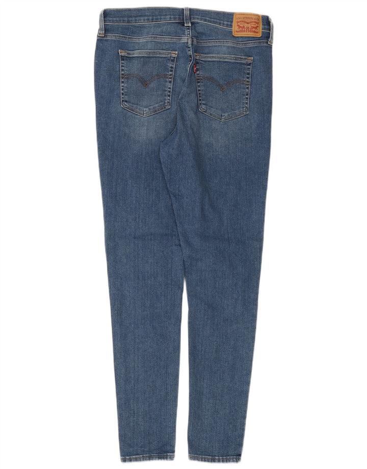 Calça jeans feminina Levi's 710 High Rise Super Skinny W31 L30 azul algodão