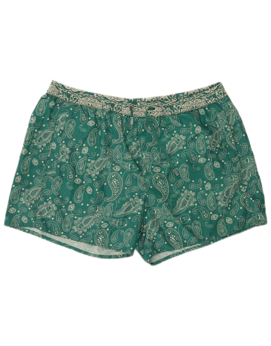 COAST Calção de banho masculino grande verde Paisley