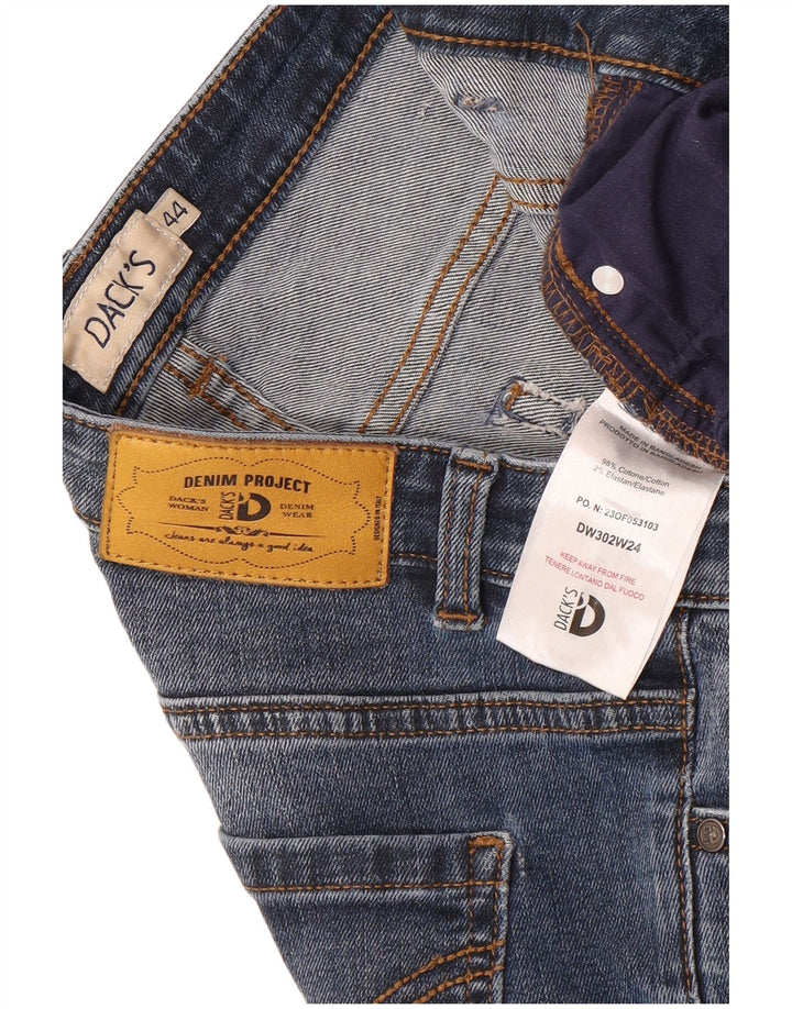 Calça jeans feminina Dack's Slim IT 44 médio W28 L31 algodão azul