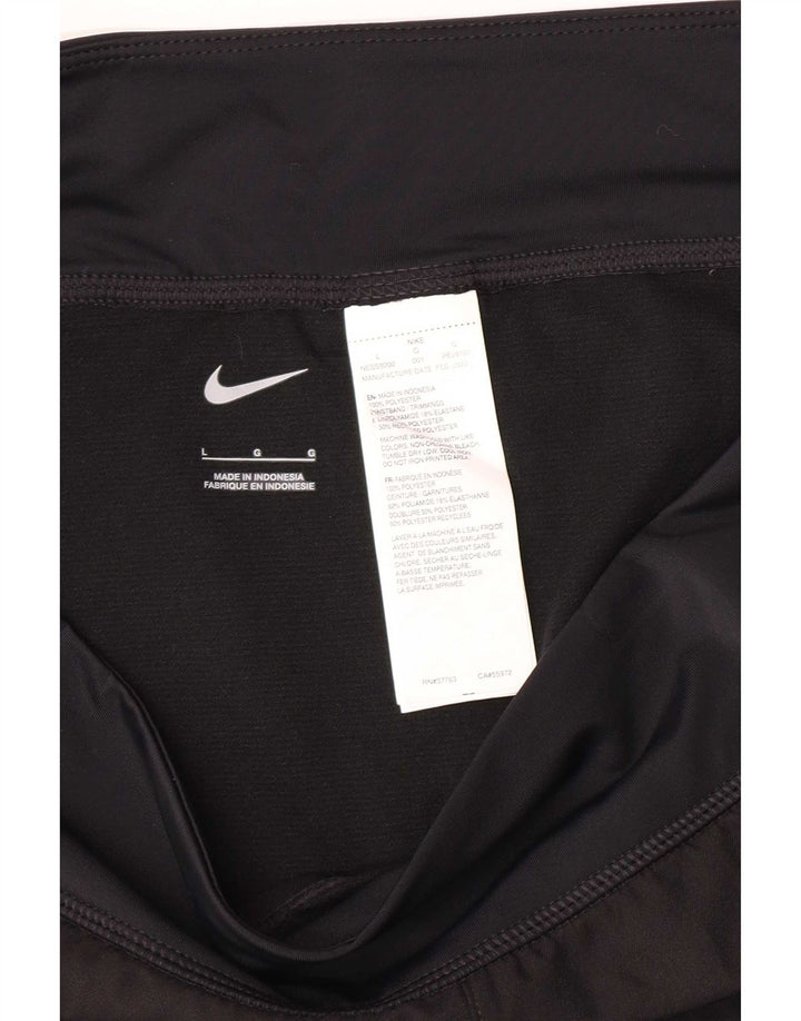 Shorts esportivos femininos Nike UK 16 grande poliéster preto