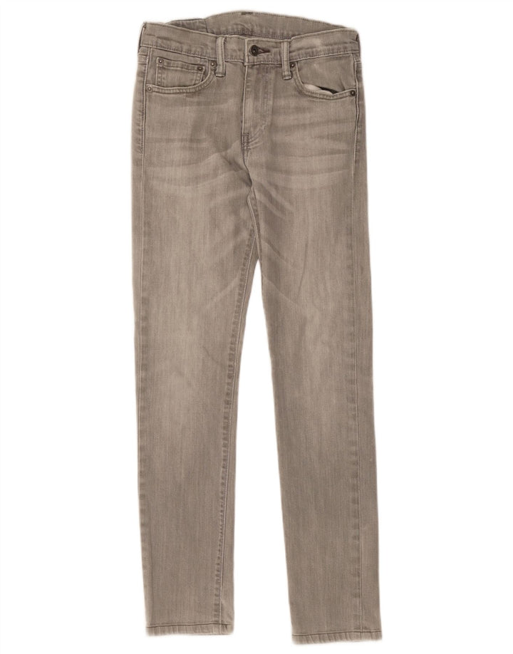 Jeans skinny feminino Levi's W29 L32 algodão cinza