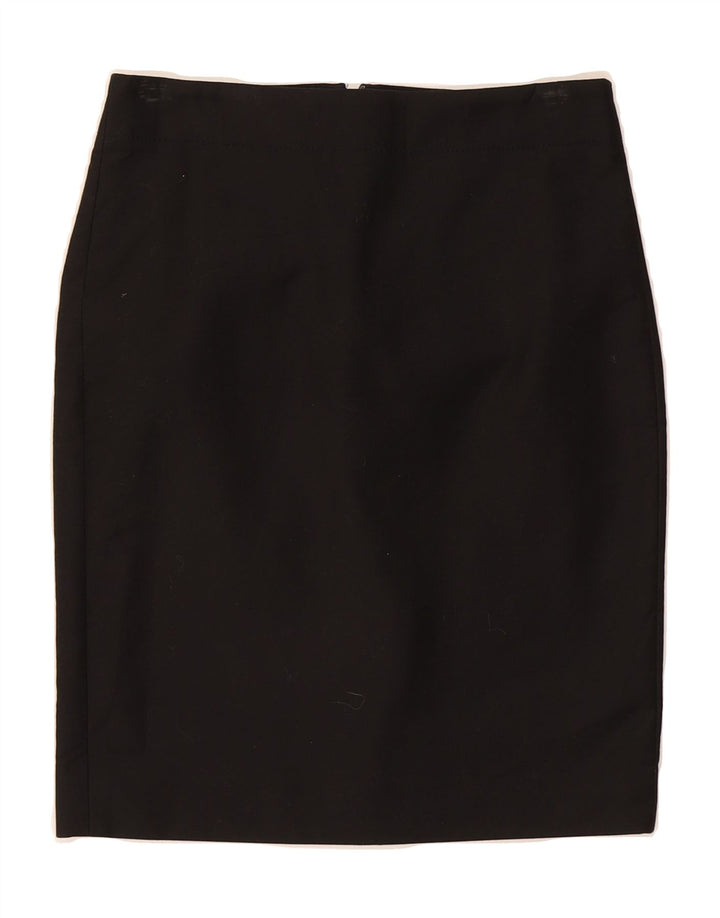 J. CREW Womens Pencil Skirt US 0 XS W25  Black Cotton Vintage J. Crew and Second-Hand J. Crew from Messina Hembry 