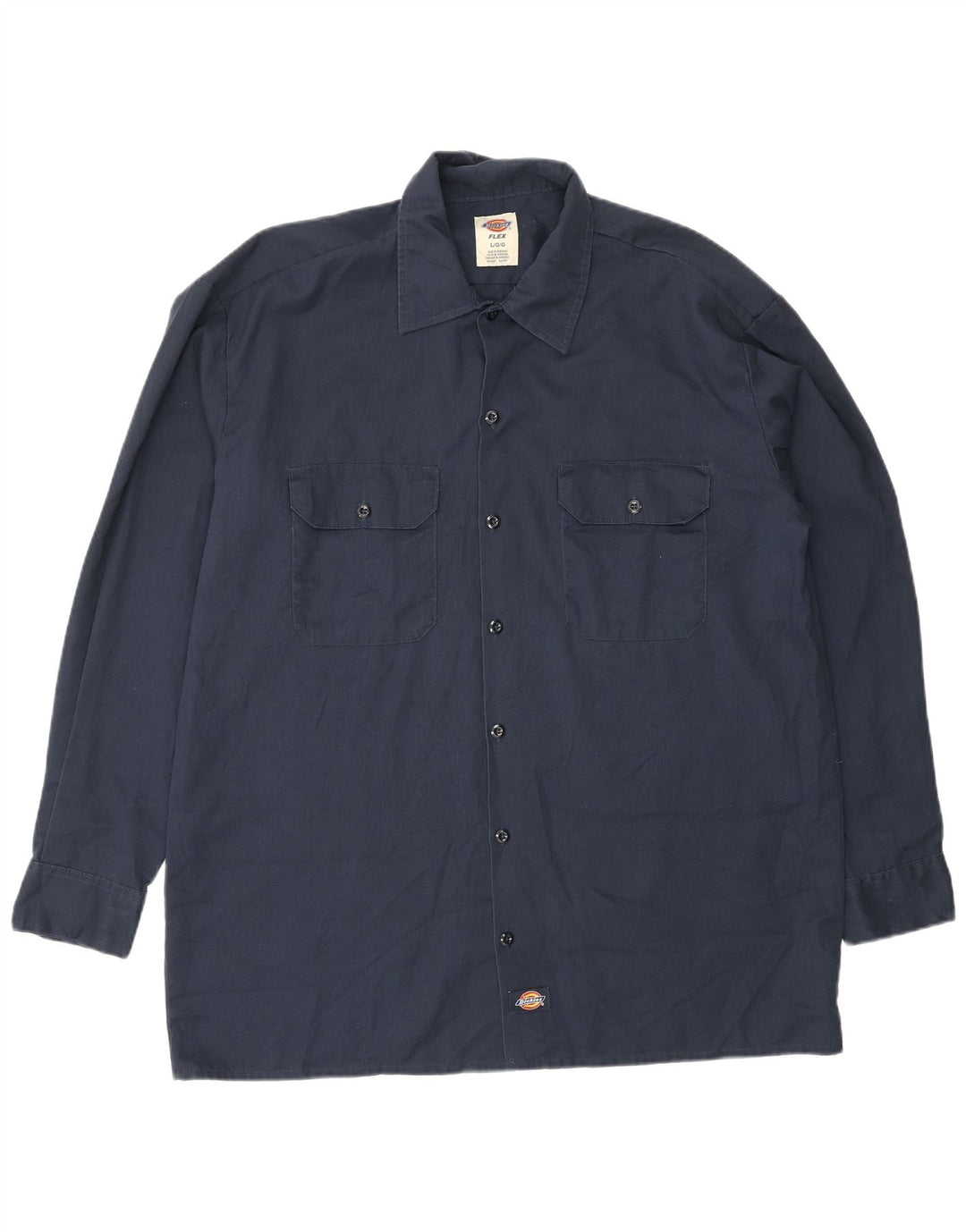Camisa masculina Dickies grande poliéster azul marinho