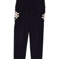 Calça de treino Kappa Boys Graphic 11-12 anos azul marinho poliéster
