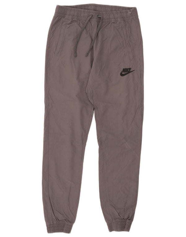 Nike Mens Joggers Calça Casual Pequena W29 L28 Algodão Cinza