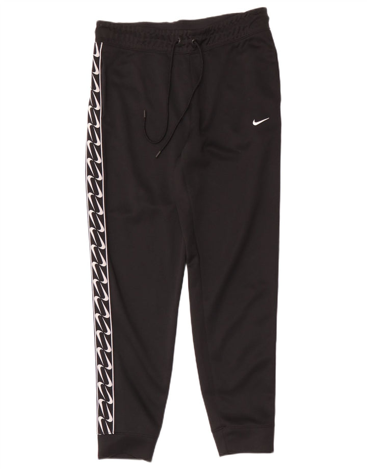 Nike Mens Graphic Calças de treino Joggers Médio Preto Poliéster