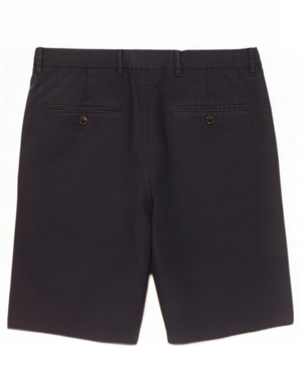 Shorts chino masculino Marks & Spencer W32 algodão azul marinho médio
