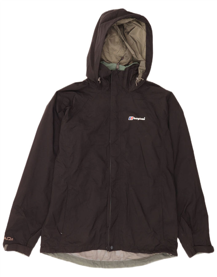 Jaqueta de chuva com capuz Berghaus Boys 11-12 anos preta poliamida