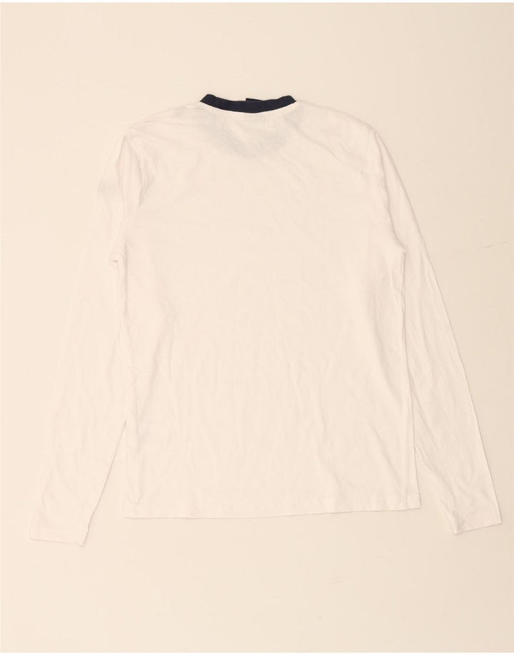 Top masculino NORTH SAILS manga comprida XS algodão branco