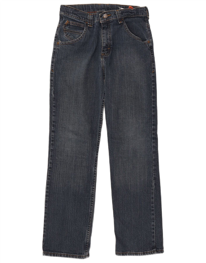 Wrangler Boys Straight Jeans 15-16 Anos W28 L28 Azul Algodão