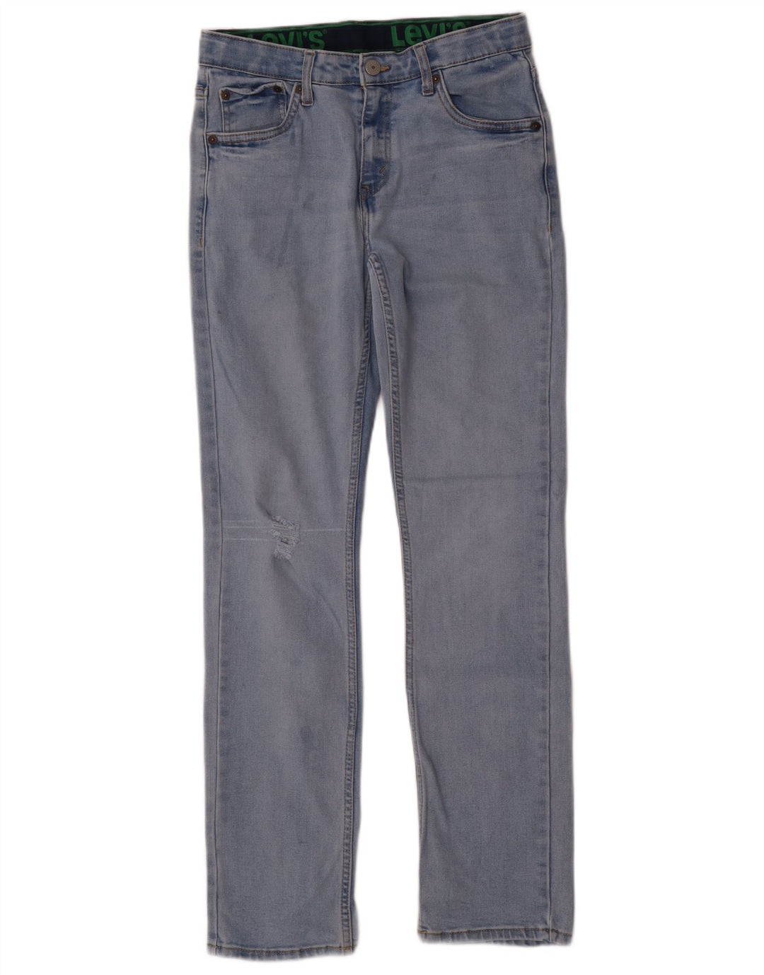 Levi's Boys 511 Distressed Slim Jeans 15-16 Anos W28 L30 Azul Algodão