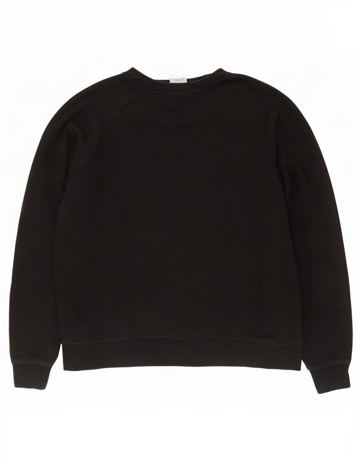 Moletom feminino Nike Jumper UK 14 médio preto algodão