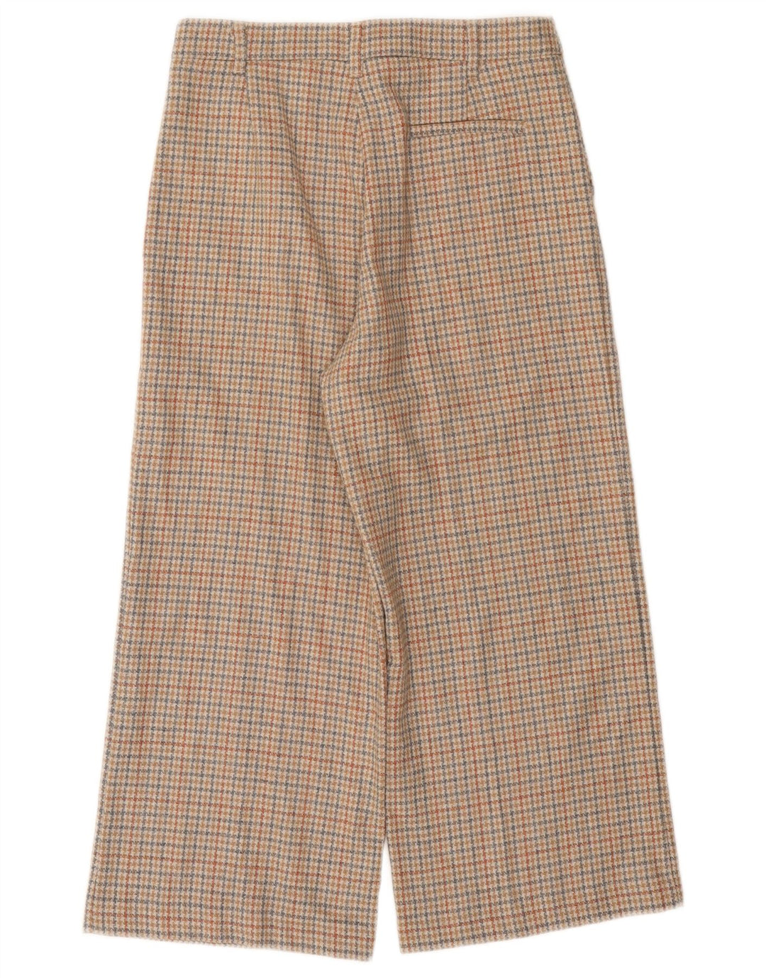 Calça feminina Twinset Milano cortada IT 44 médio W30 L23 bege