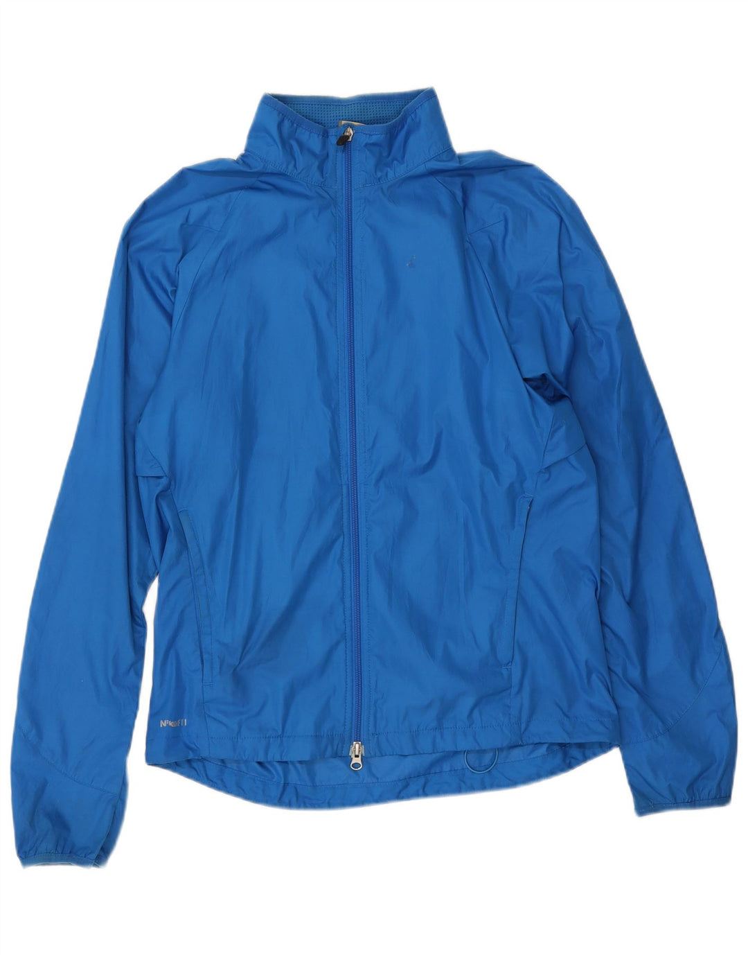 Nike Mens Tracksuit Top Jacket UK 36/38 Pequeno Azul Poliéster