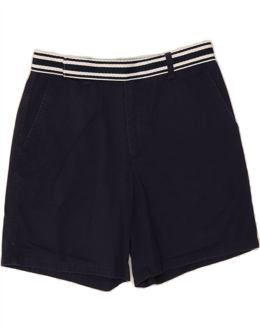 Shorts Chino feminino TOMMY HILFIGER EUA 6 médio W30 azul marinho
