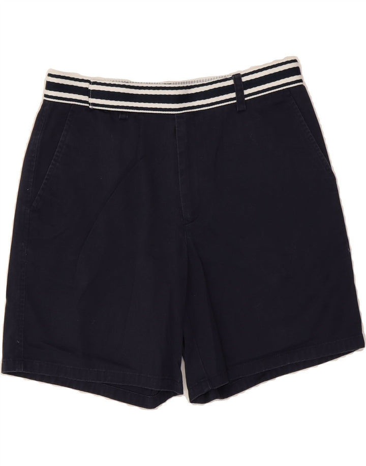Shorts Chino feminino TOMMY HILFIGER EUA 6 médio W30 azul marinho
