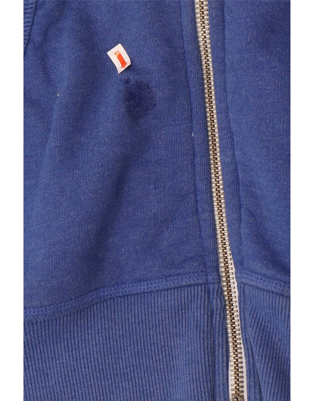 Suéter masculino Superdry com capuz e zíper pequeno azul algodão
