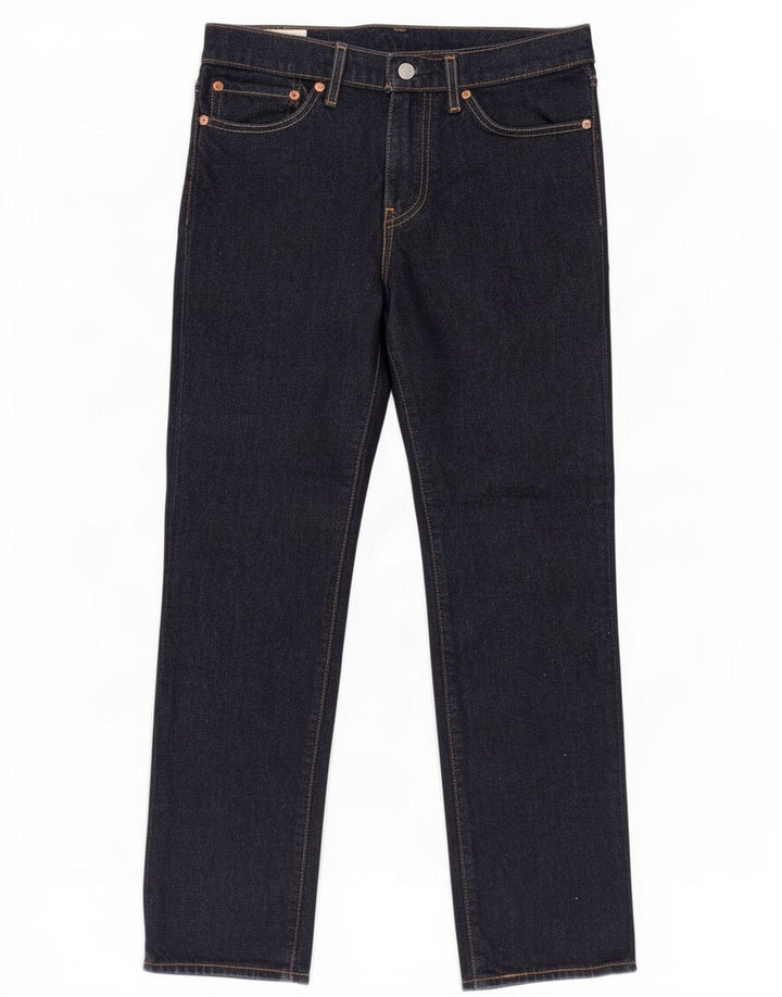Levi's Masculino 511 Slim Jeans W31 L32 Azul Marinho Algodão